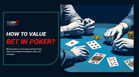 how to value bet in poker